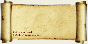 Omilj Žunjanin vizit kartica